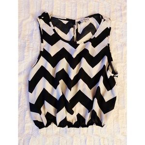 Cute crop top with open back